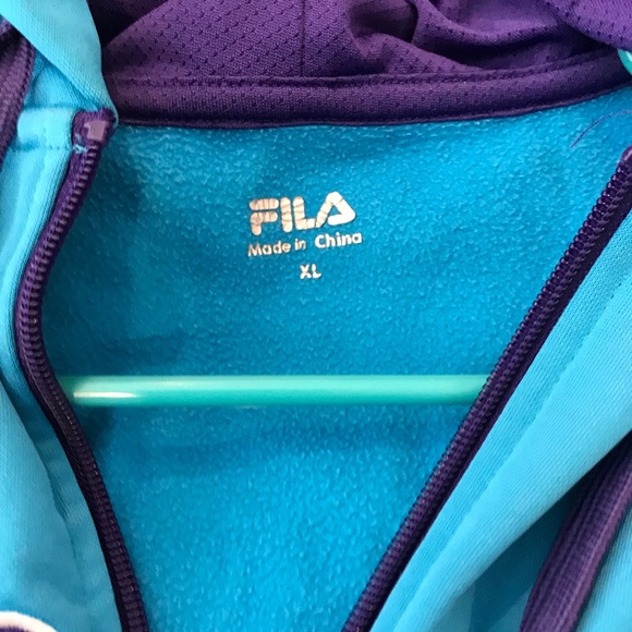 Excellent Condition Fila Zip Hoodie Size XL - Picture 2 of 9